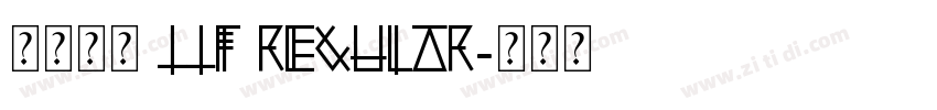 源石黑體 TTF Regular字体转换